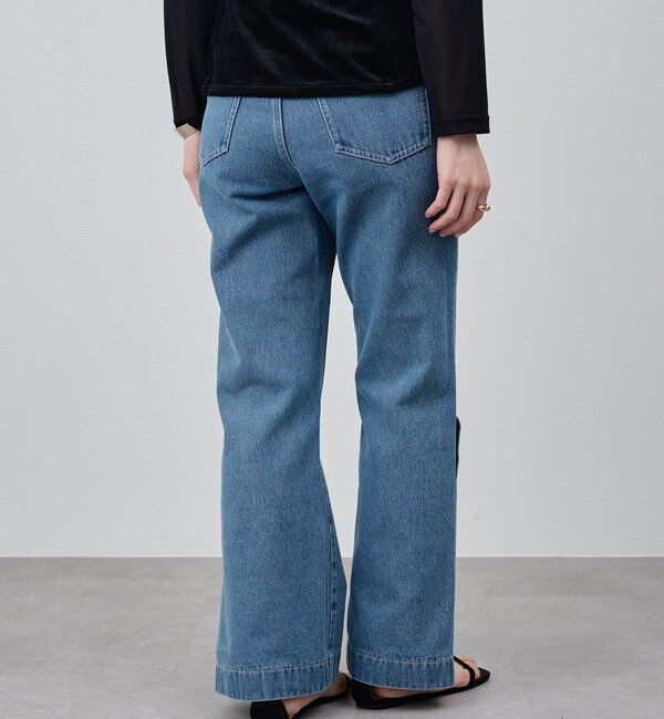  「サイドボタンデニム」|デニム|