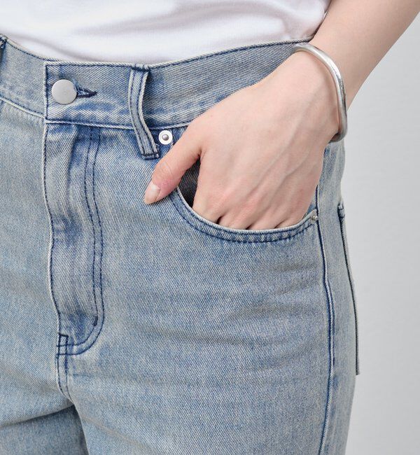  「サイドボタンデニム」|デニム|