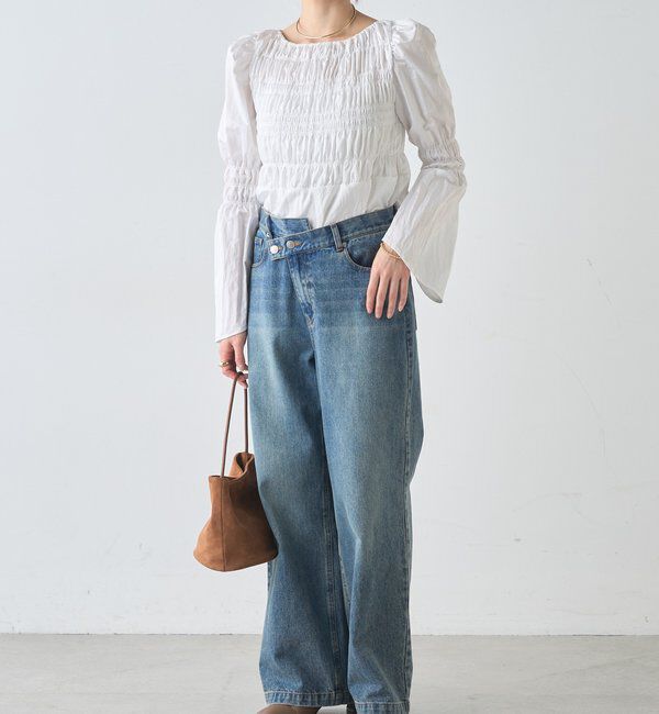  「ウエストデザインデニム」|デニム|