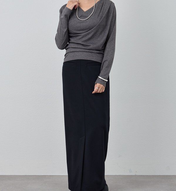  「カシュクールカットソー」|Tシャツ・カットソー|