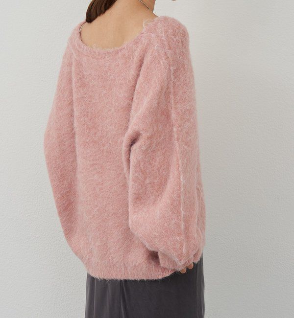  「【着映えニット】シャギーＶネックプルオーバー」|ニット・セーター|
