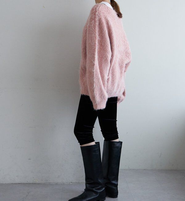  「【着映えニット】シャギーＶネックプルオーバー」|ニット・セーター|