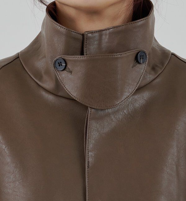  「フェイクレザーブルゾン」|ブルゾン・スタジャン|