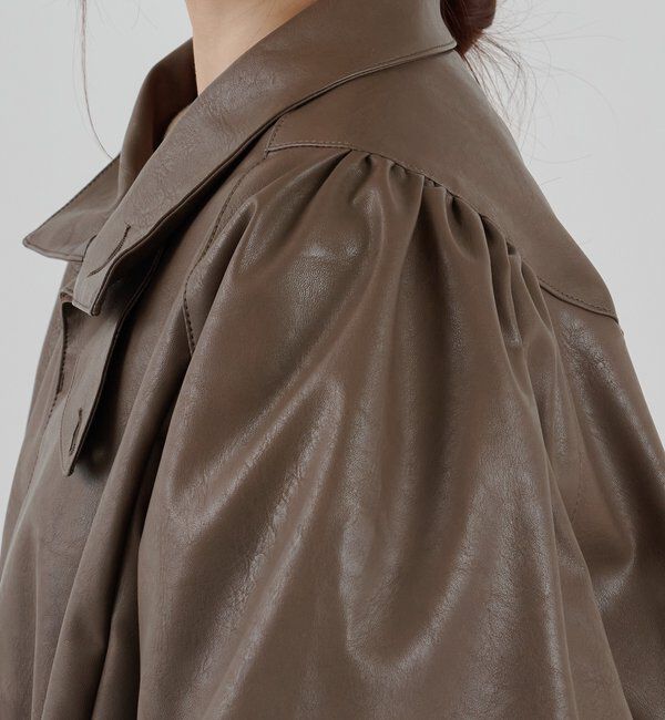  「フェイクレザーブルゾン」|ブルゾン・スタジャン|