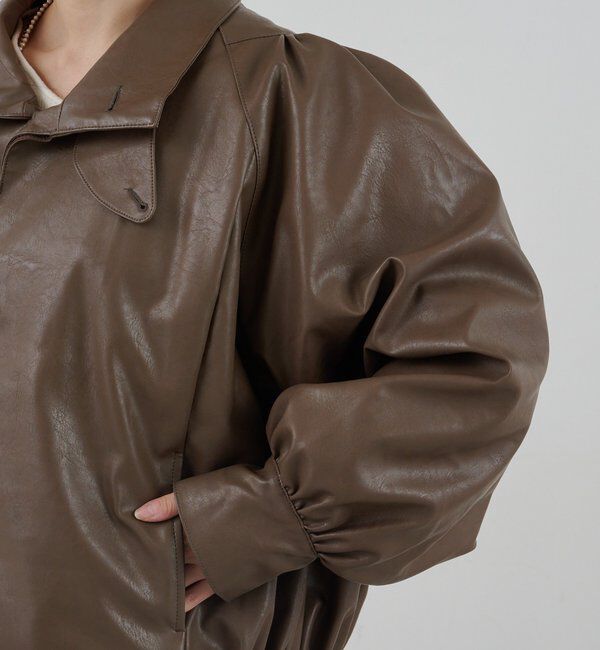  「フェイクレザーブルゾン」|ブルゾン・スタジャン|