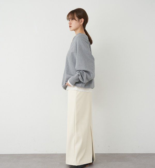  「レザーマキシスカート」|スカート|