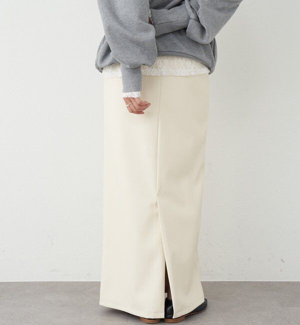  「レザーマキシスカート」|スカート|