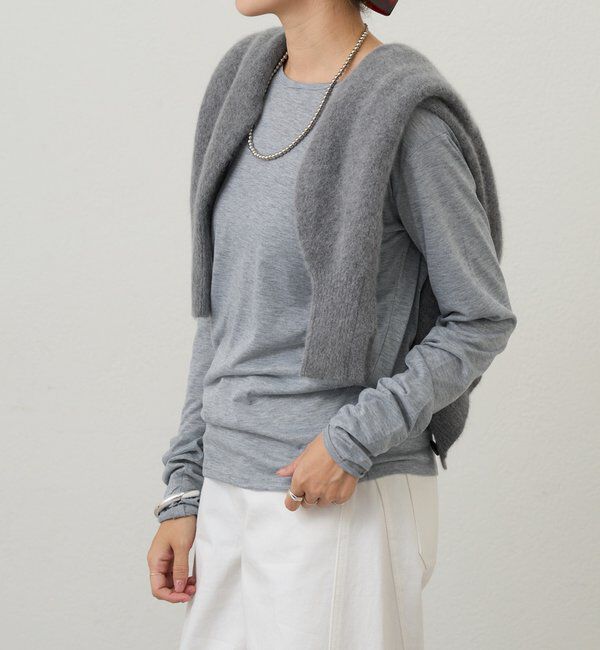  「シアーロングスリーブTEE」|Tシャツ・カットソー|