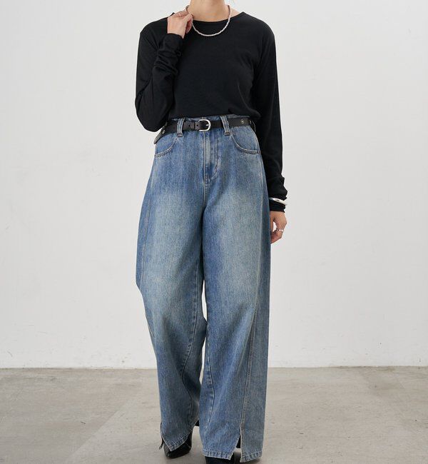  「シアーロングスリーブTEE」|Tシャツ・カットソー|