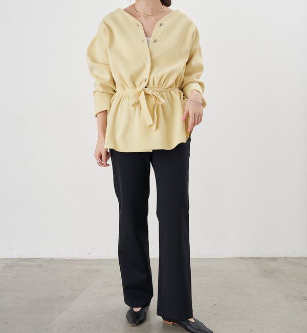  「スリムジャージーパンツ」|チノ|