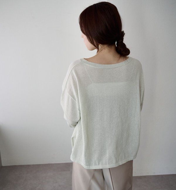  「シアーワイドニット」|ニット・セーター|