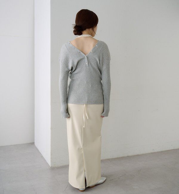  「2WAYリブカーディガン」|カーディガン|