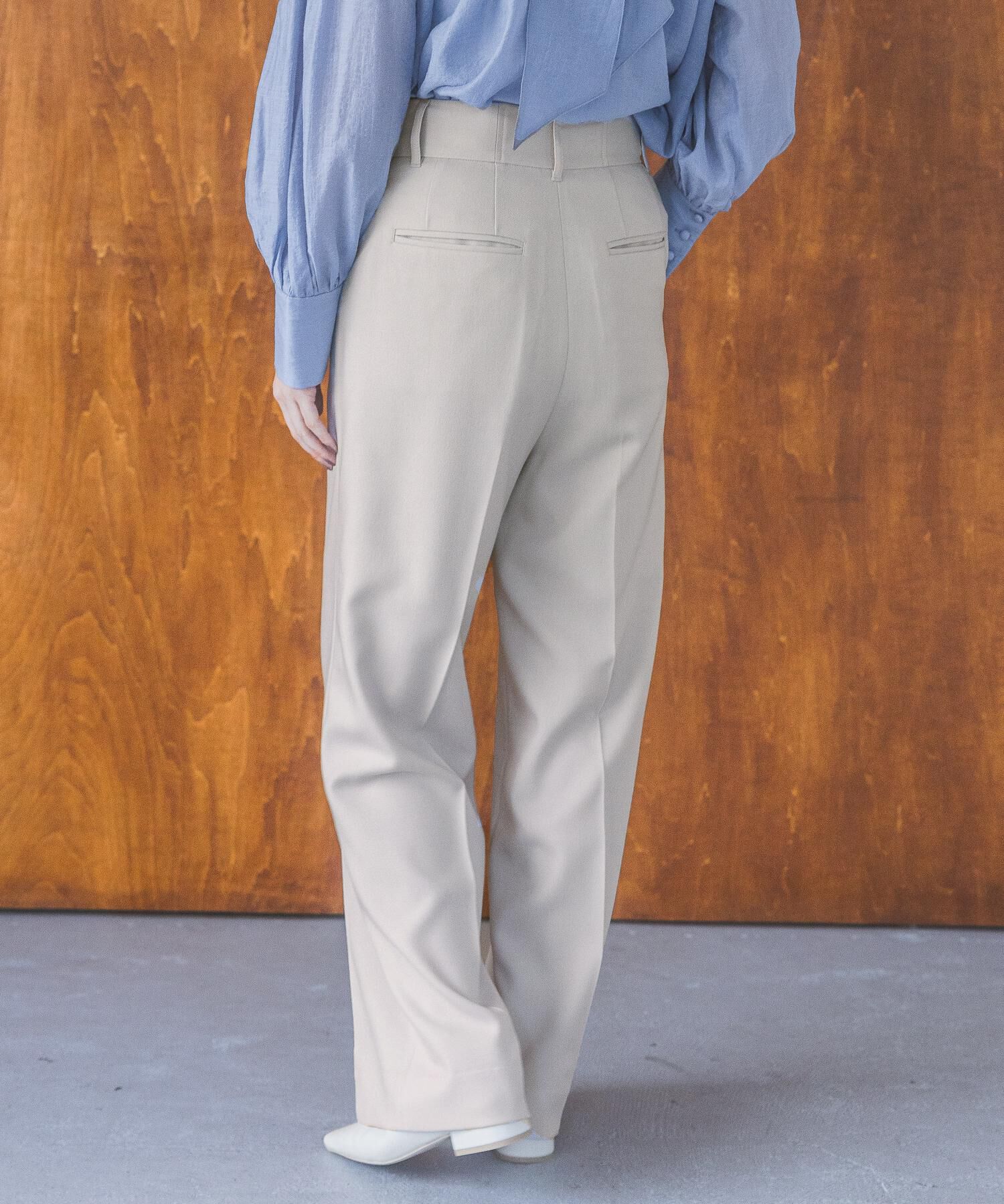 A part by 「【セットアップ対応】LNTサージストレートパンツ」|スラックス|