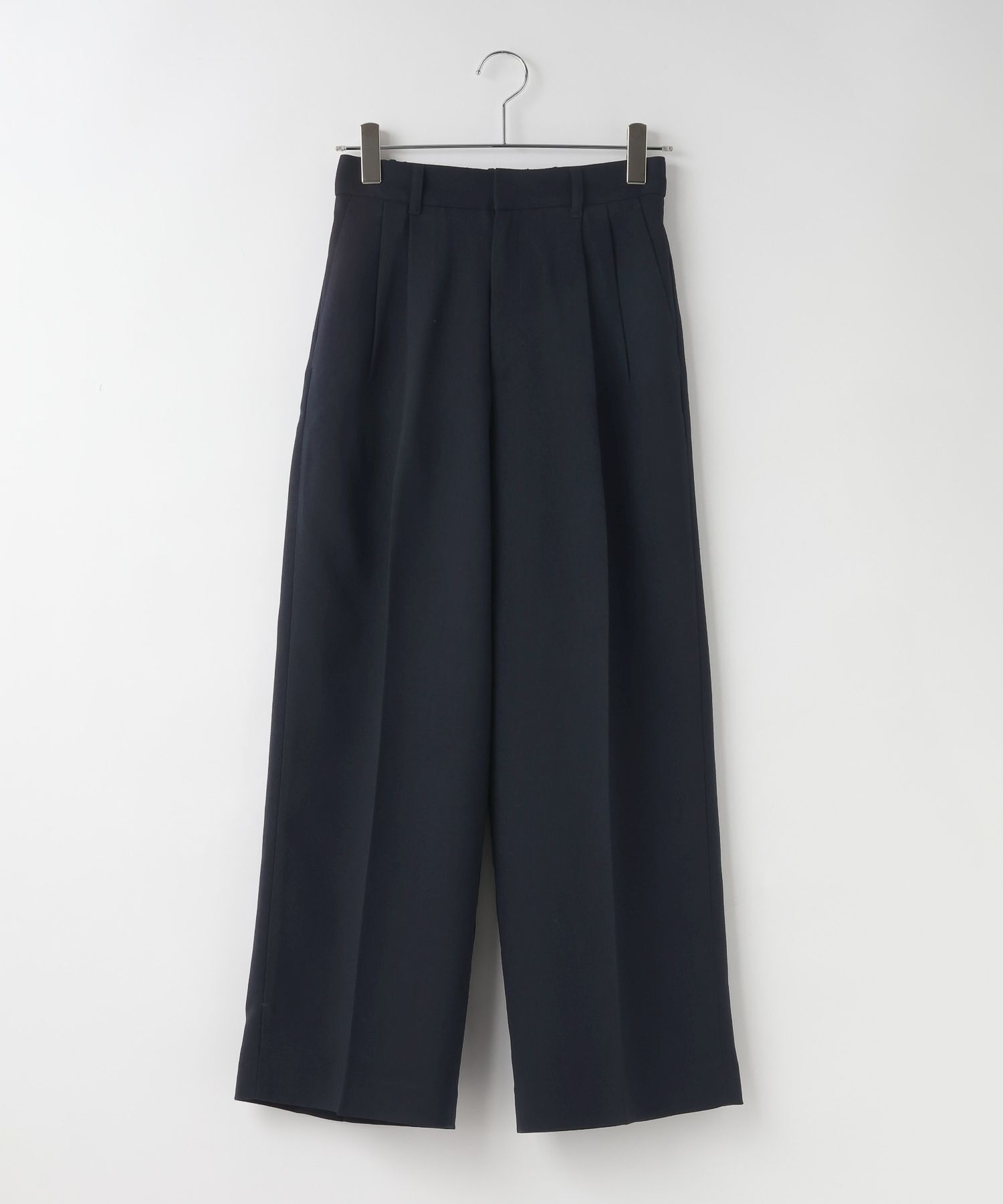 LOWRYS FARM「メランジツイルワイドパンツ」|チノ|