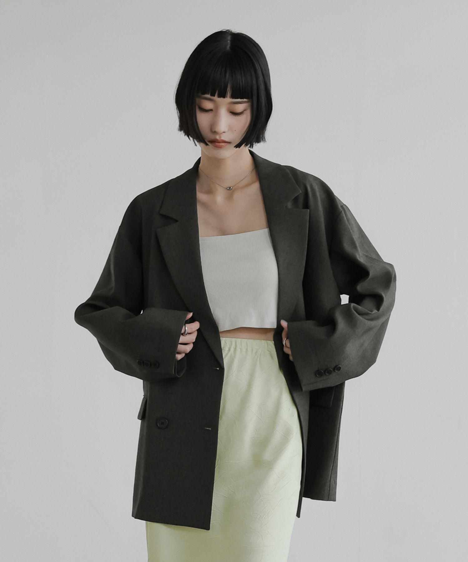 LOWRYS FARM「ホップサックダブルジャケット」|その他|GRY9