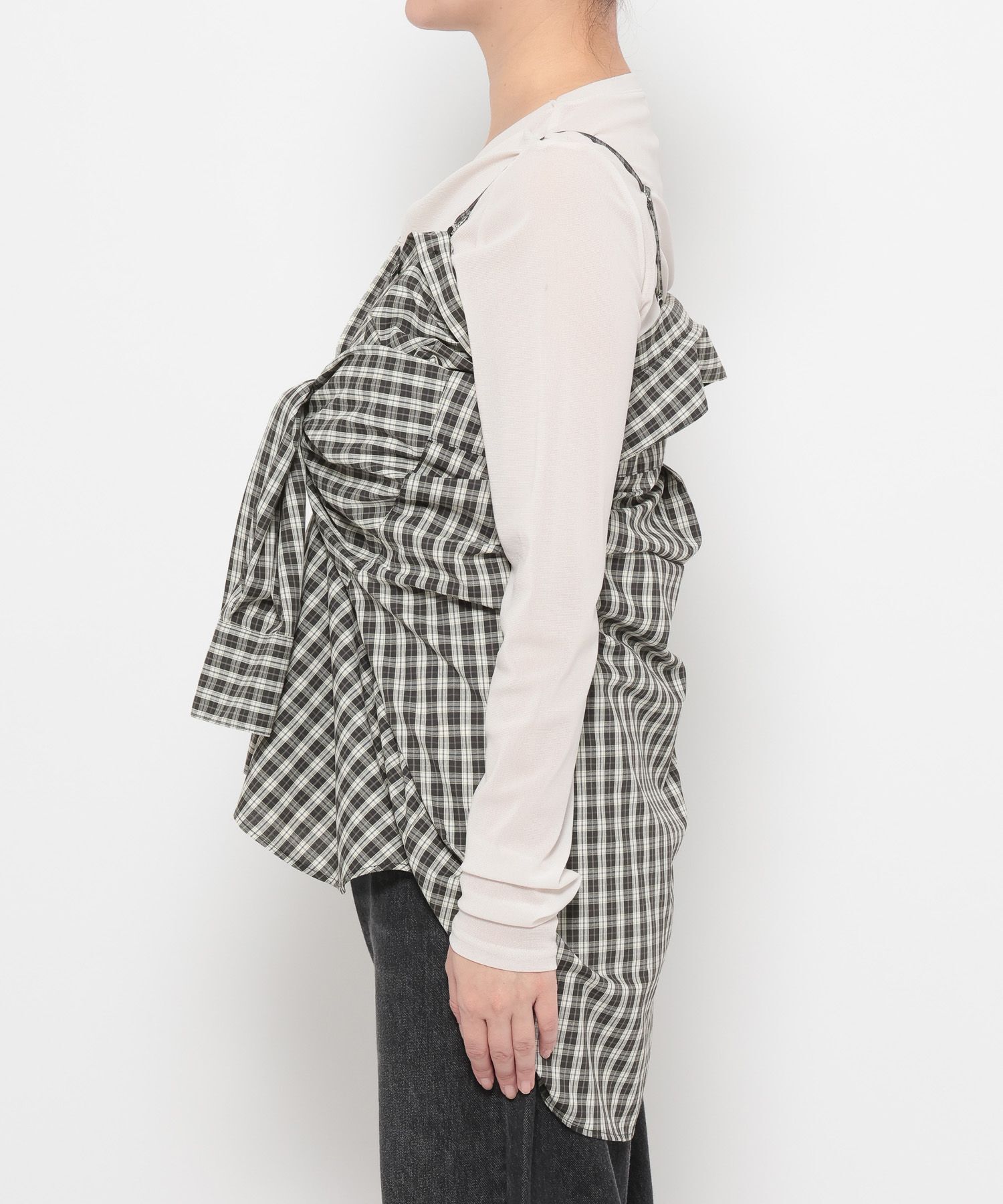 LOWRYS FARM「チェックBIGシャツ」|シャツ・ブラウス|