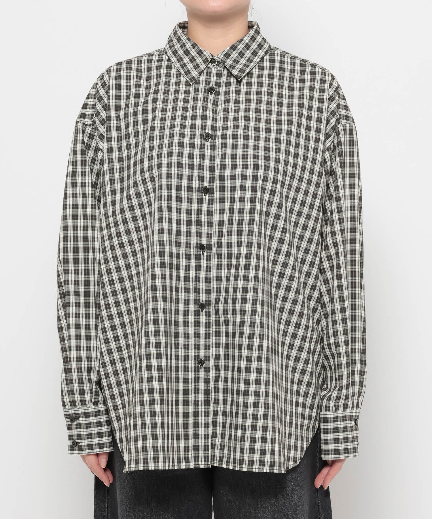 LOWRYS FARM「チェックBIGシャツ」|シャツ・ブラウス|