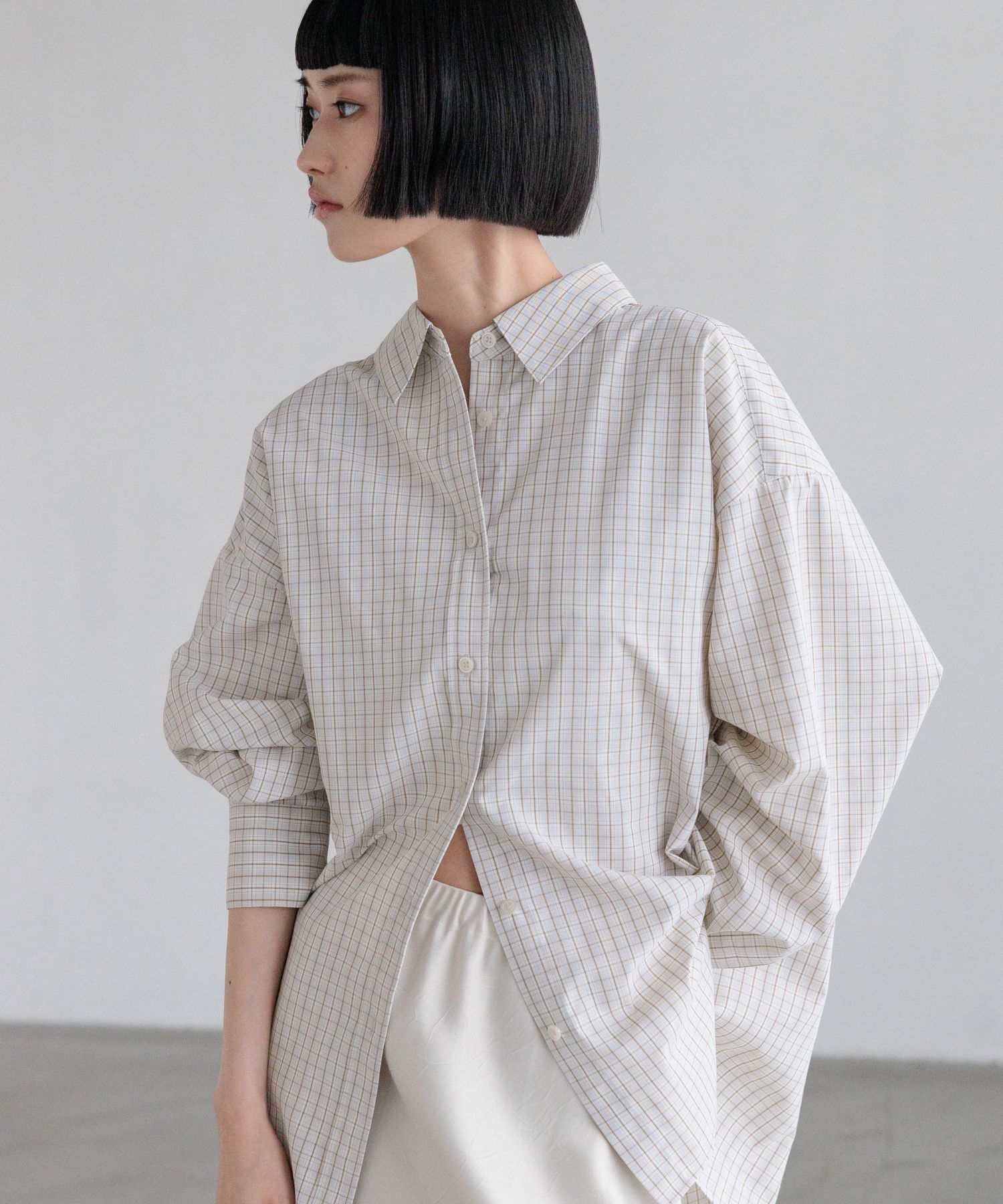 LOWRYS FARM「チェックBIGシャツ」|シャツ・ブラウス|