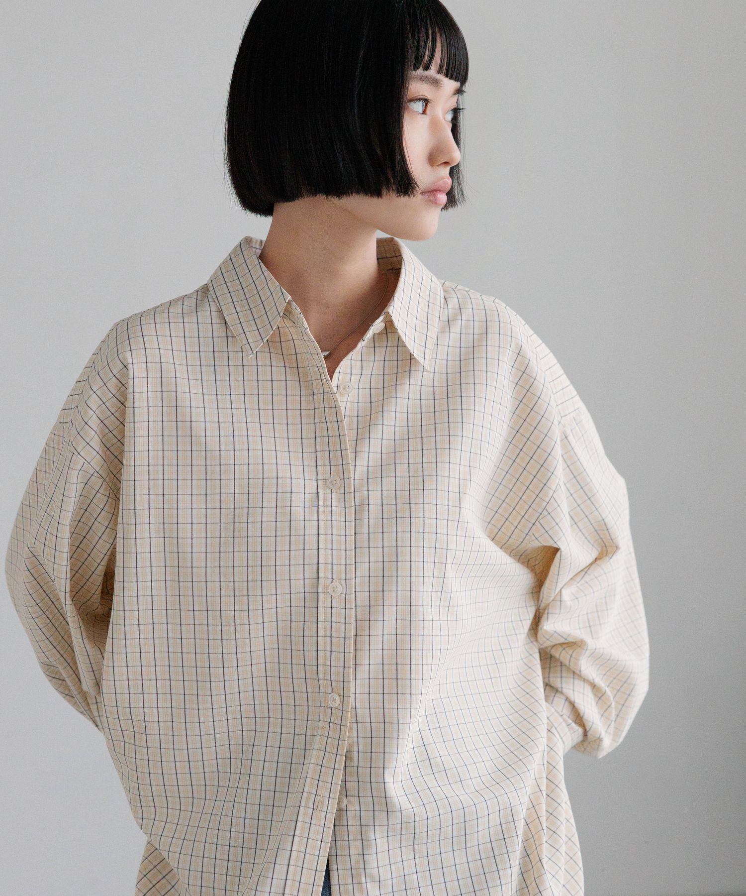 LOWRYS FARM「チェックBIGシャツ」|シャツ・ブラウス|