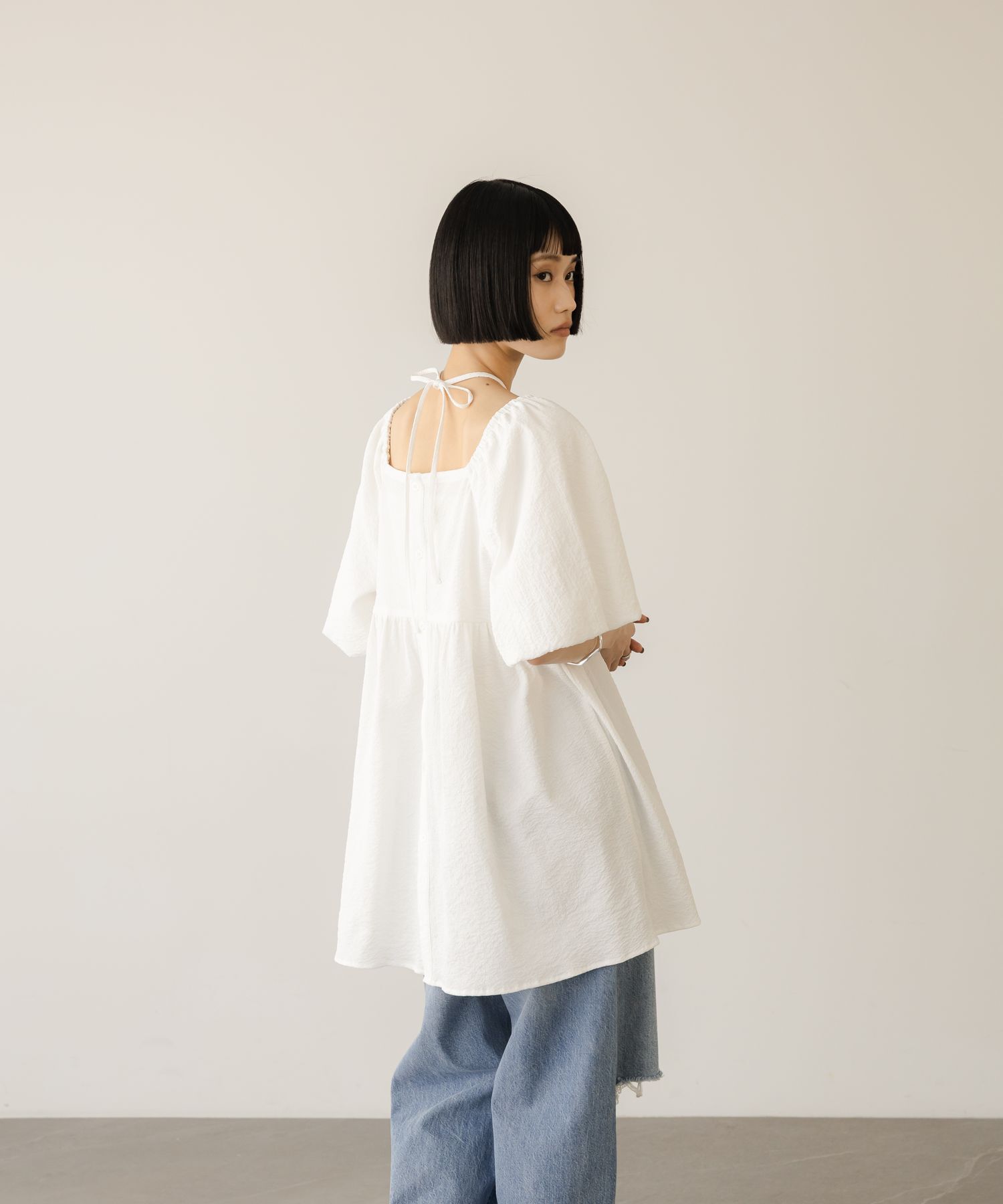 LOWRYS FARM「ペプラムチュニックＳＳ」|シャツ・ブラウス|NTL