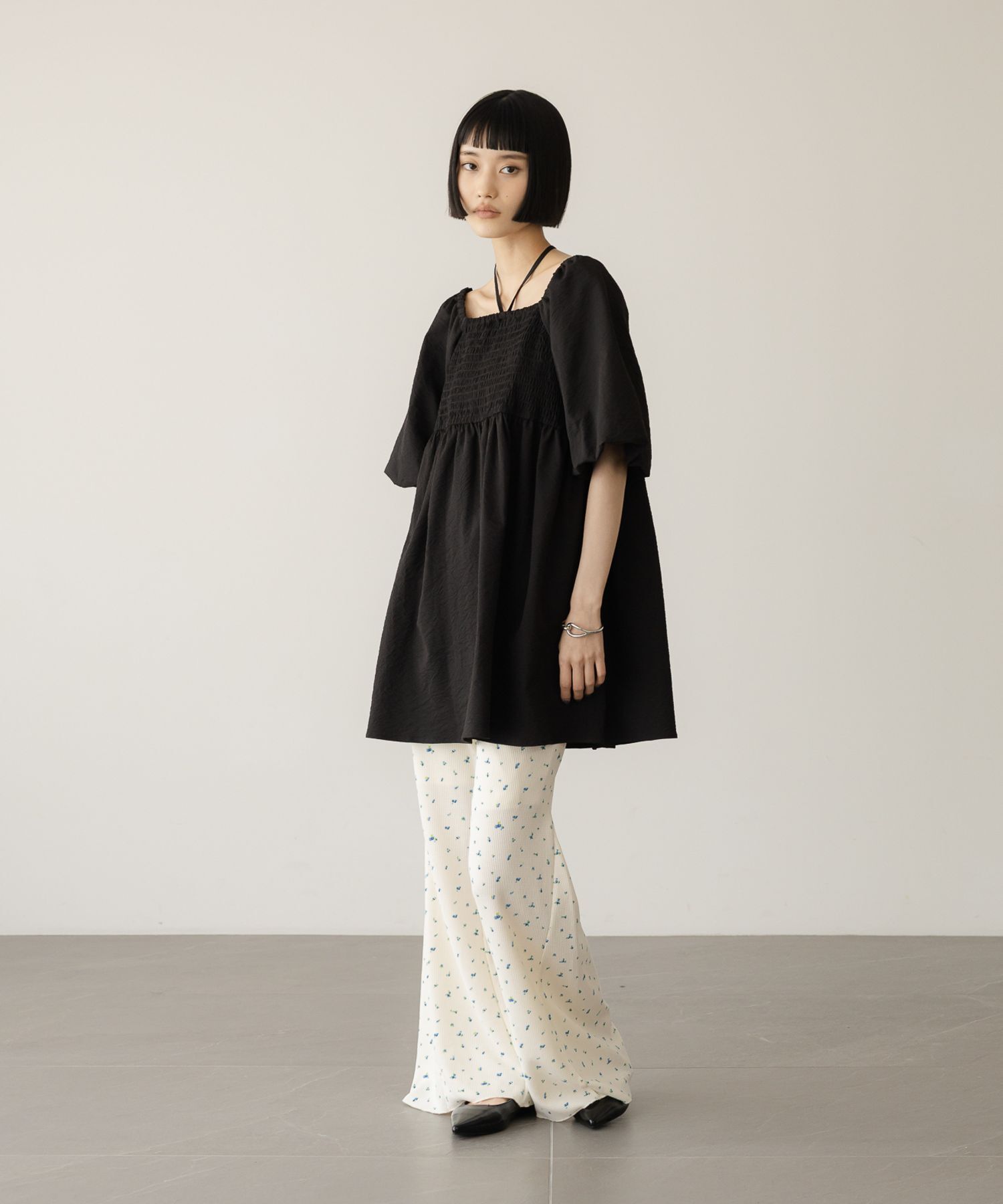 LOWRYS FARM「ペプラムチュニックＳＳ」|シャツ・ブラウス|