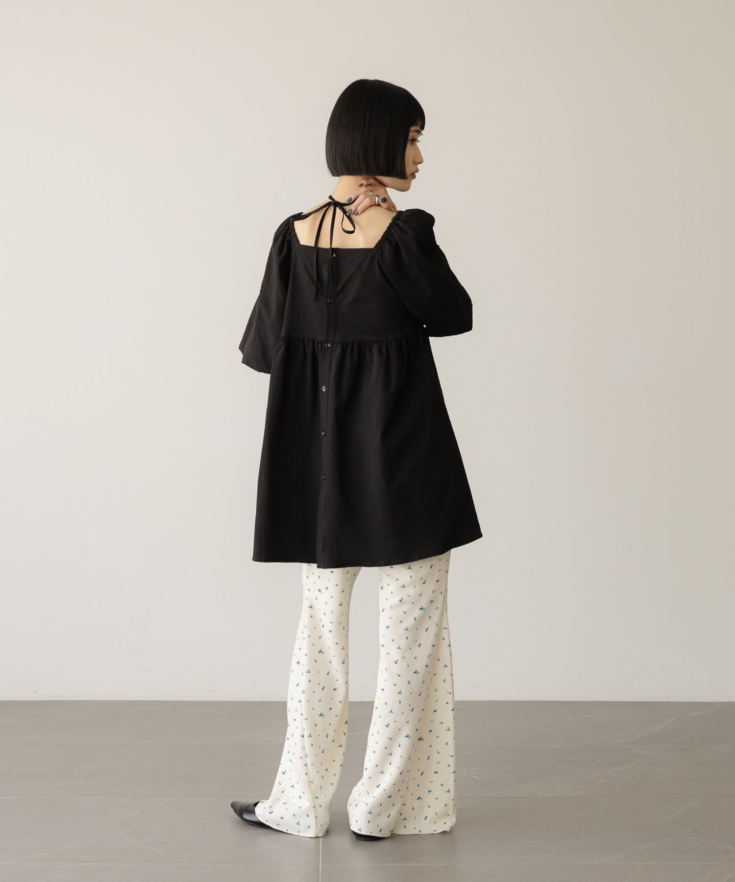 LOWRYS FARM「ペプラムチュニックＳＳ」|シャツ・ブラウス|