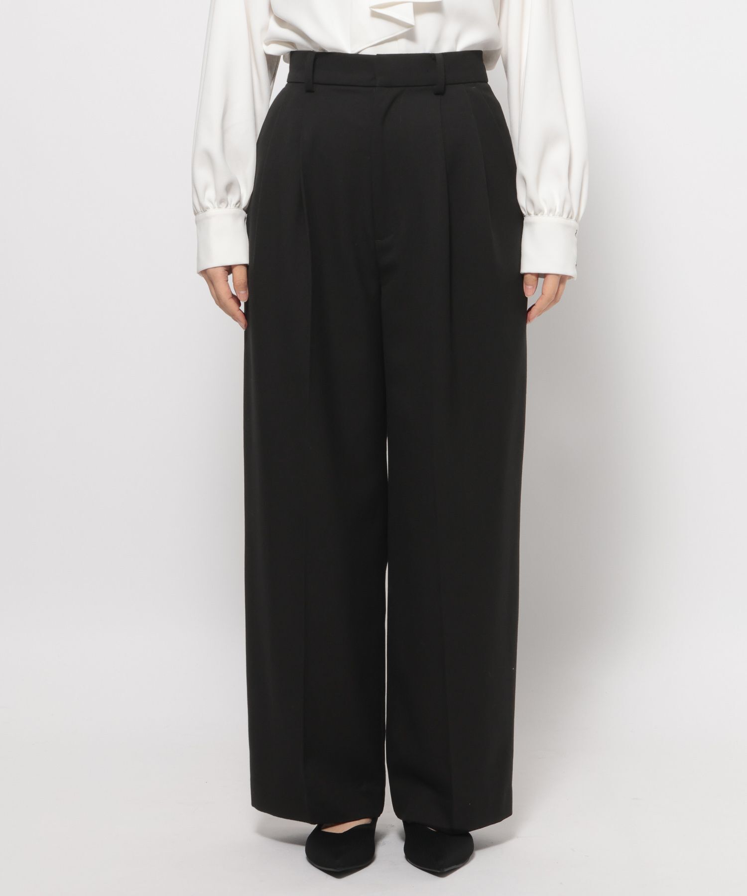  「【入卒／セレモニー】ワイドパンツ」|スラックス|