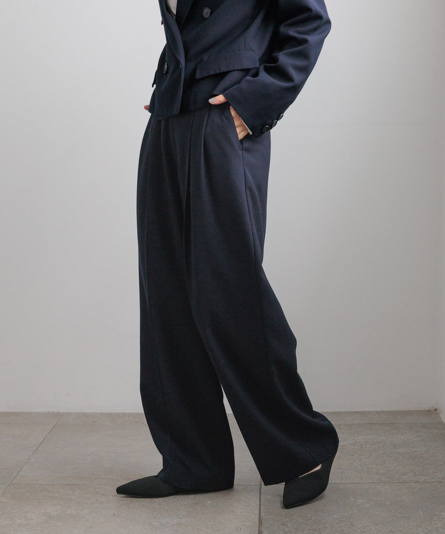  「【入卒／セレモニー】ワイドパンツ」|スラックス|