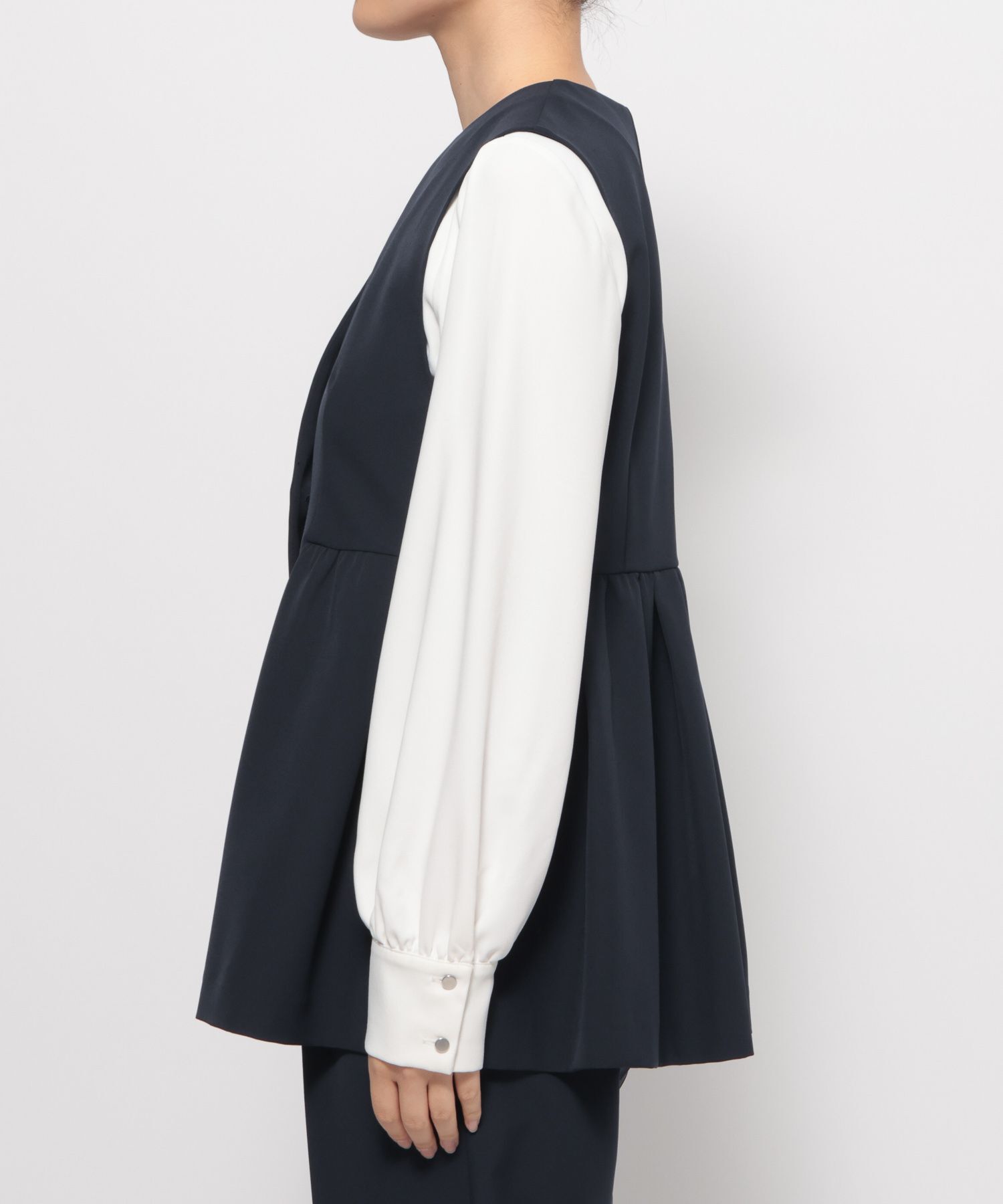  「【入卒／セレモニー】　ペプラムジレ」|ベスト・ジレ|