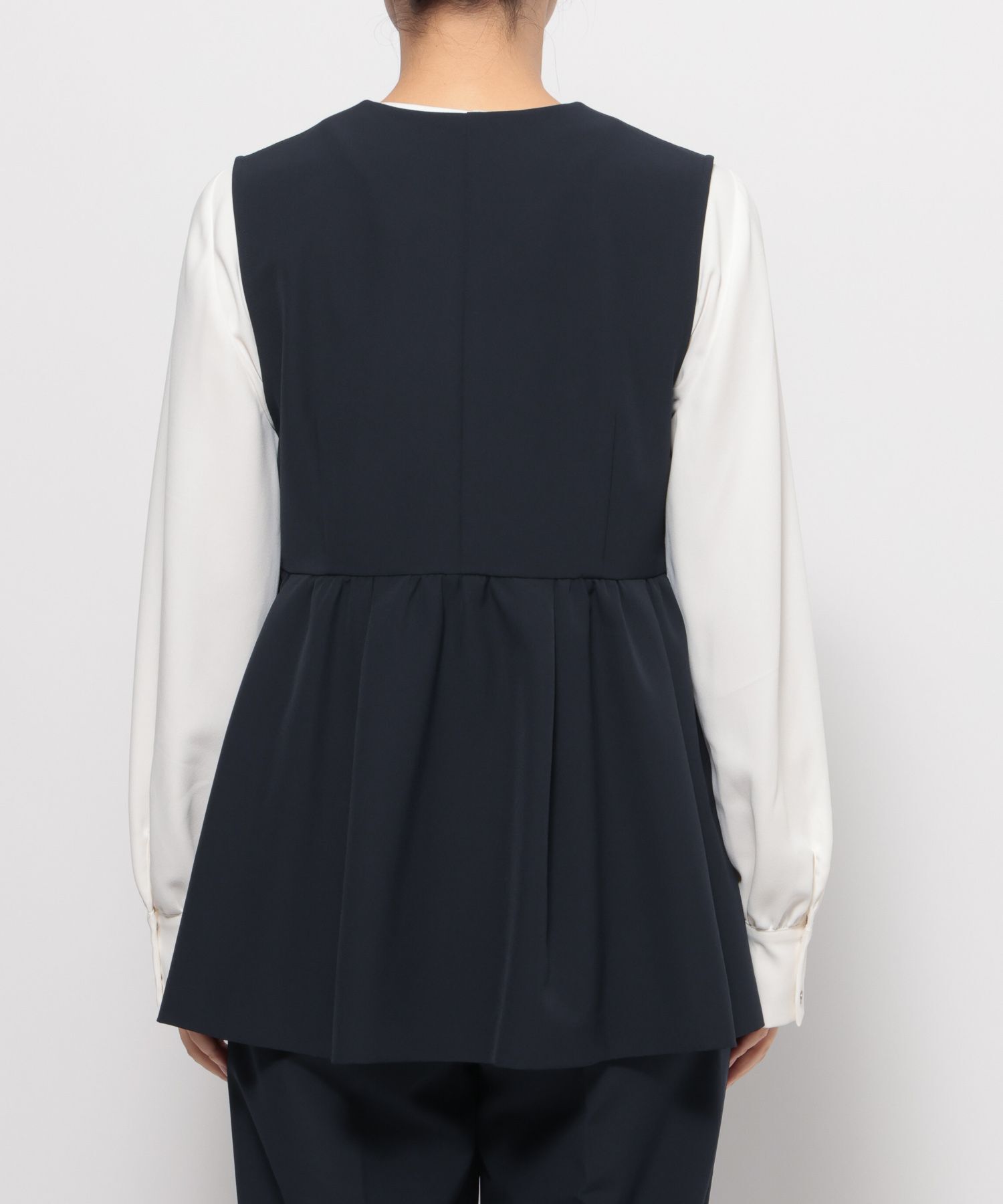  「【入卒／セレモニー】　ペプラムジレ」|ベスト・ジレ|