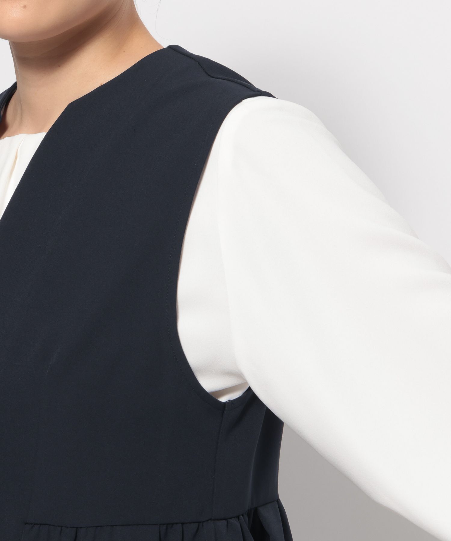  「【入卒／セレモニー】　ペプラムジレ」|ベスト・ジレ|