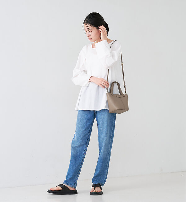 collex「オーガニックコットンサックブラウス」|シャツ・ブラウス|