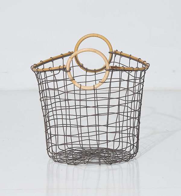 collex「ラタンワイヤーバスケット ラウンド」|その他|