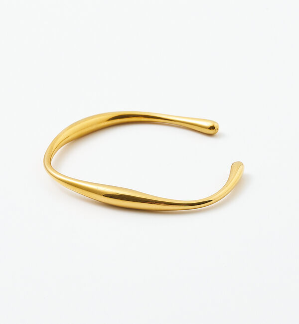 collex「【dignif】【金属アレルギー対応】ウェーブバングル」|ブレスレット・バングル|