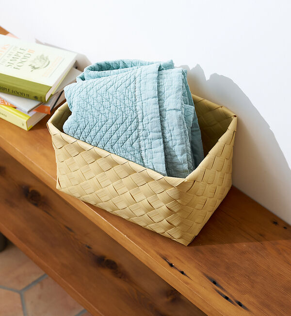 collex「洗える PPマルチバスケット レクタングル」|その他|ベージュ