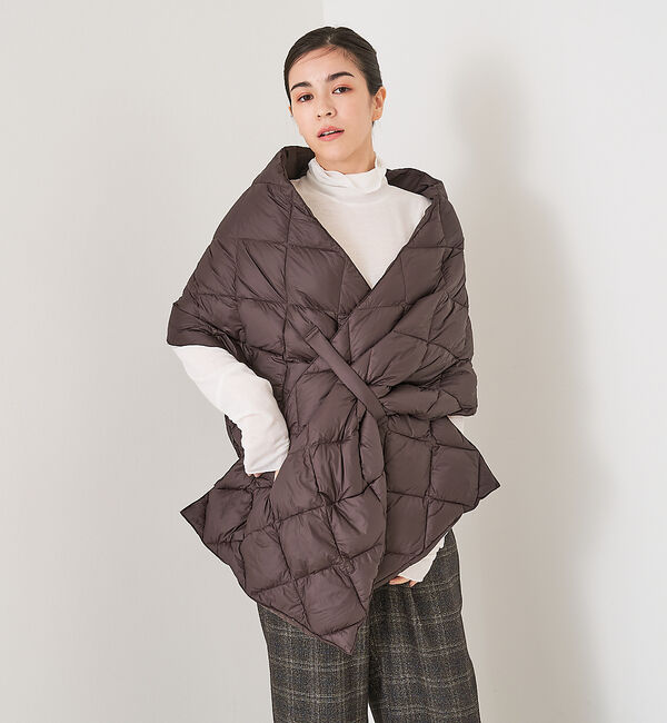 collex「【TAION】リバーシブルダウンストール」|マフラー|