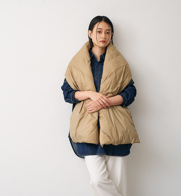 collex「【TAION】リバーシブルダウンストール」|マフラー|