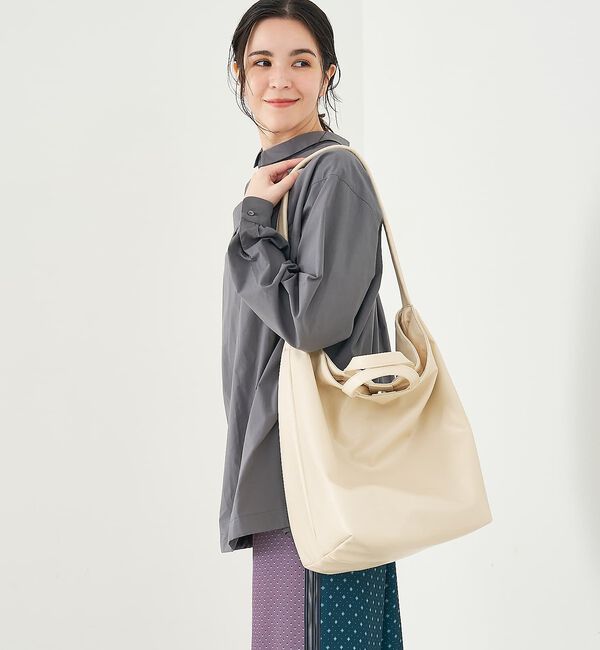 collex「2WAY底マチワイド レザーライクワンショルダーバッグ」|ショルダー・メッセンジャー|