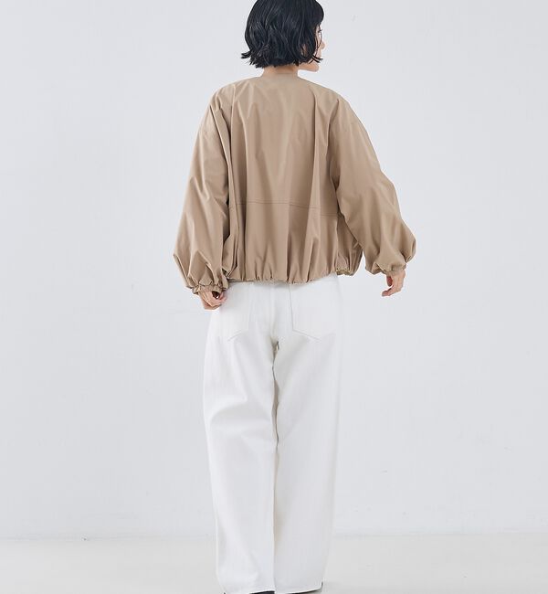 collex「2WAYボリュームスリーブジップアップブルゾン」|ブルゾン・スタジャン|