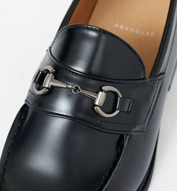 ABAHOUSE「【定番】ネオレザー ビットローファー」|ローファー|