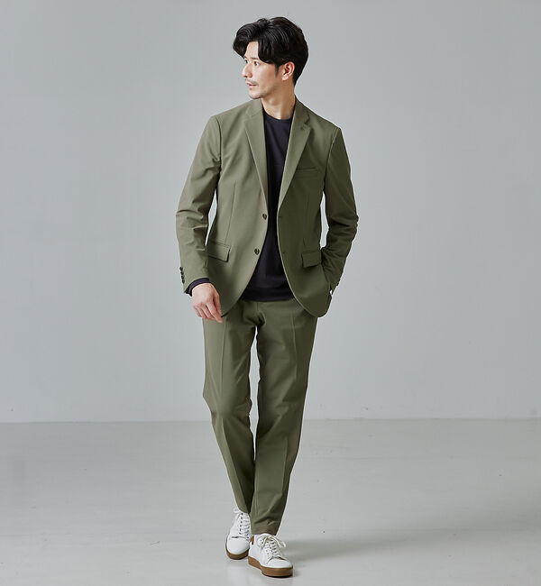 ABAHOUSE「【セットアップ対応/FLEX PANTS】マルチストレッチ イージースラックス」|スラックス|