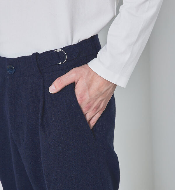 ABAHOUSE「【セットアップ対応】ウーリッシュ サイドライン 1タック パンツ」|その他|