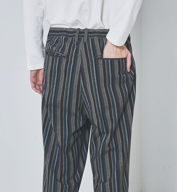 ABAHOUSE「ランダムストライプ　バックギャザー　パンツ」|その他|