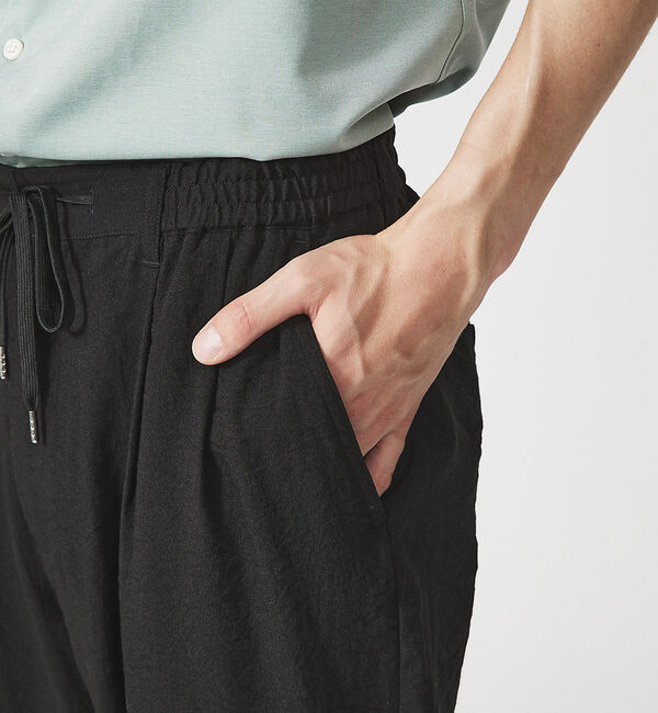 ABAHOUSE「【セットアップ対応】クレープ ストレッチ イージースラックス / ワイドパンツ」|その他|