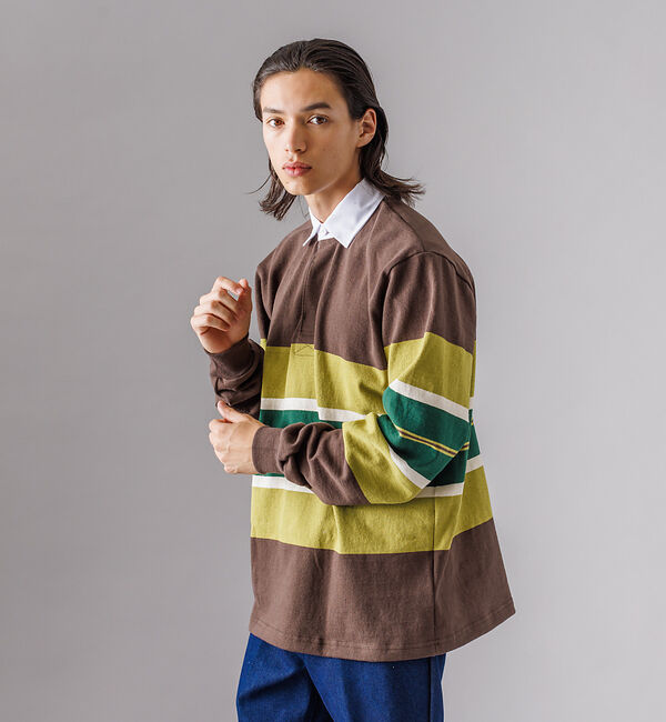 ABAHOUSE「【BARBARIAN / バーバリアン】ヘビーウエイト ロングスリーブ/ラガー」|スウェット・ジャージ|