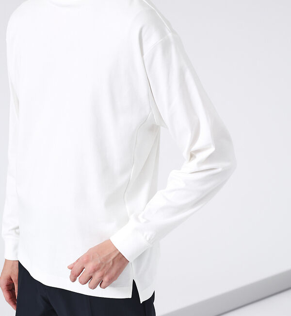 ABAHOUSE「【フロントスリット】タートルネック 長袖Tシャツ」|Tシャツ・カットソー|