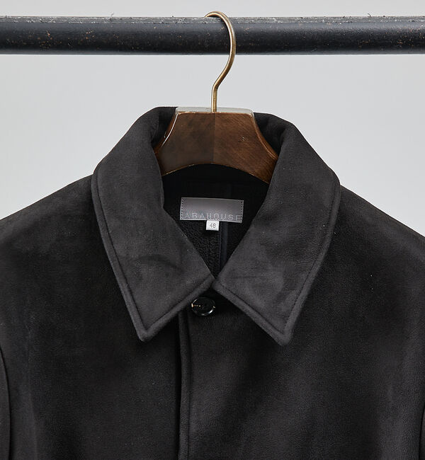 ABAHOUSE「【ネオスエード】裏フリース ステンカラーコート / バルマカーンコート」|ステンカラーコート|