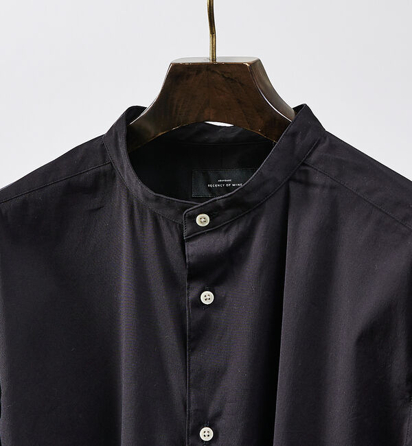 ABAHOUSE「【SUPER GUM】バンドカラー ブロードシャツ」|シャツ・ブラウス|