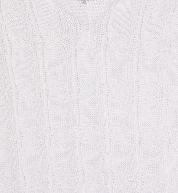 ABAHOUSE「ケーブル編み チルデンベスト」|ベスト・ジレ|