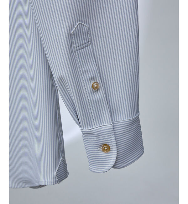 ABAHOUSE「【FLEX SHIRTS / Dry Moment使用】ナロウストライプ シャツ」|シャツ・ブラウス|